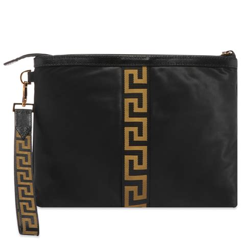 versace travel pouch|versace nylon bag.